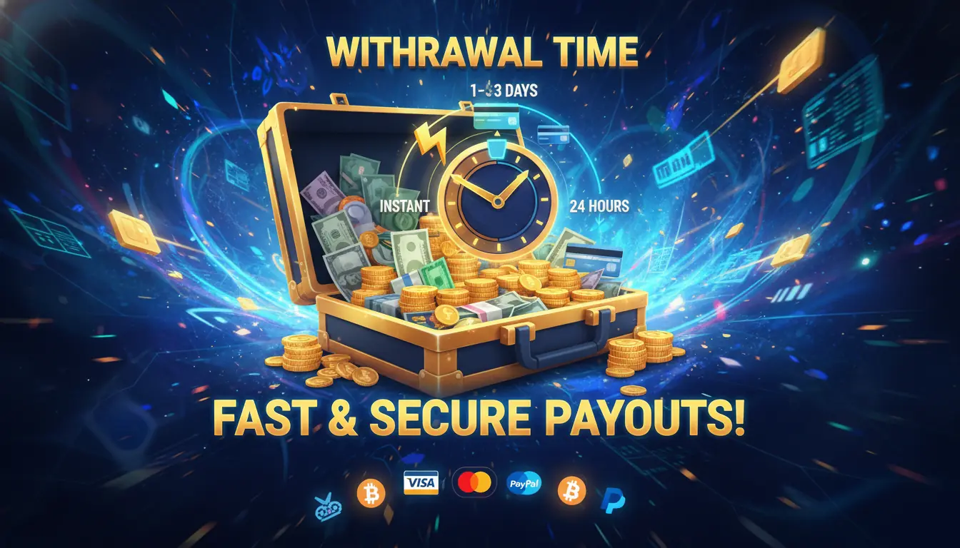 Gamdom casino uttakstid